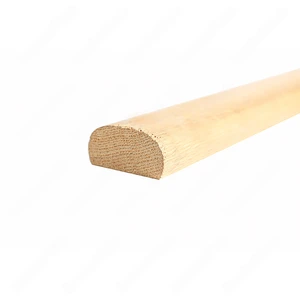 Image 3 of H101 HF 2 5/8*1 5/16 Unfinished Red Oak Flat Handrail sold at Floors & Baths Pro's