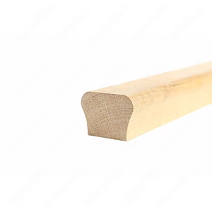 Image 2 of H101 HG 1 25/32*2 1/2 Unfinished Red Oak Flat Handrail sold at Floors & Baths Pro's