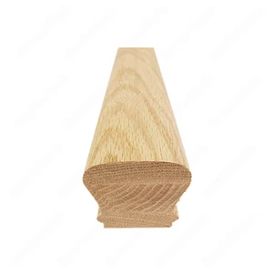 Image 2 of H101 HK 2 3/8*2 1/8 Unfinished Red Oak Flat Handrail sold at Floors & Baths Pro's