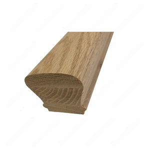 Image 3 of H101 HK 2 3/8*2 1/8 Unfinished Red Oak Flat Handrail sold at Floors & Baths Pro's