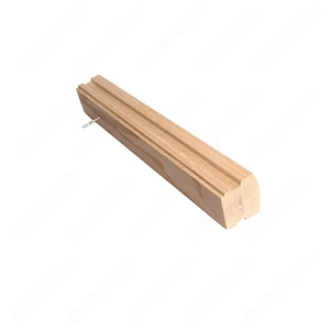 Image 2 of H101 HM 2 3/8*2 1/16 Unfinished Red Oak Flat Handrail sold at Floors & Baths Pro's