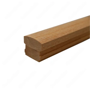 Image 3 of H101 HM 2 3/8*2 1/16 Unfinished Red Oak Flat Handrail sold at Floors & Baths Pro's