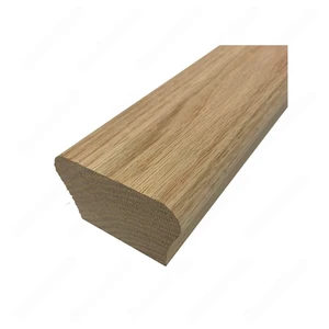 Image 2 of H101 HR 3*1 25/32 Unfinished Red Oak Flat Handrail sold at Floors & Baths Pro's