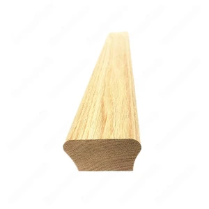 Image 3 of H101 HR 3*1 25/32 Unfinished Red Oak Flat Handrail sold at Floors & Baths Pro's
