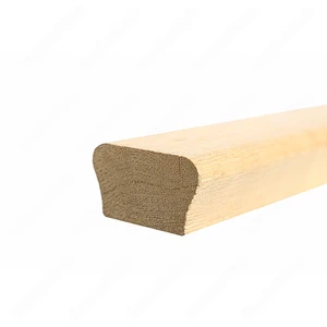 Image 5 of H101 HR 3*1 25/32 Unfinished Red Oak Flat Handrail sold at Floors & Baths Pro's
