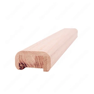 Image 2 of H101 HE 3*1 5/8 1-3/4Grooved Handrail Red Oak sold at Floors & Baths Pro's
