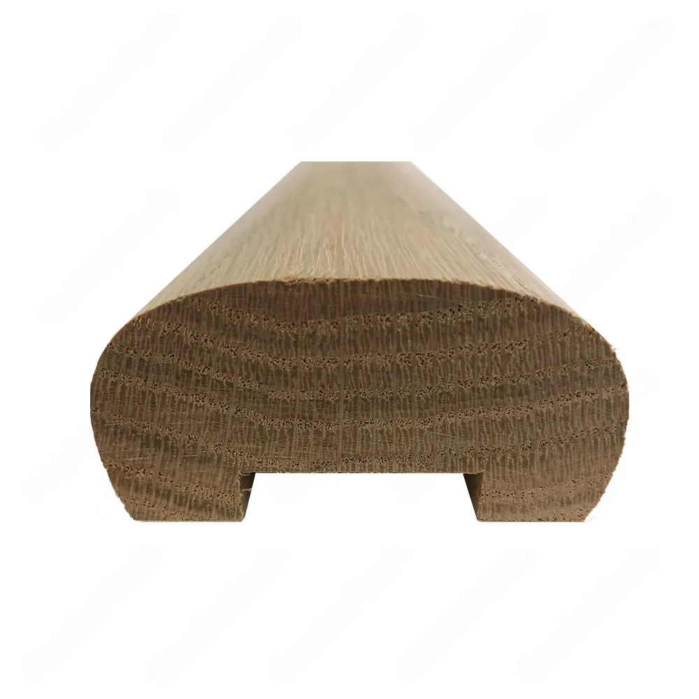 H101 HF 2 5/8*1 5/16 1 1/4 Grooved Handrail Red Oak