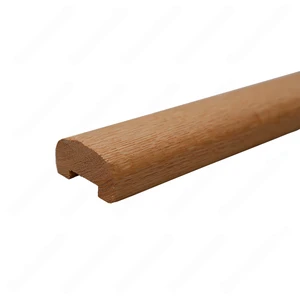 Image 5 of H101 HF 2 5/8*1 5/16 1 1/4 Grooved Handrail Red Oak sold at Floors & Baths Pro's