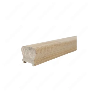  H101 HK 2 3/8*2 1/8 1 1/4 Grooved Handrail Red Oak 