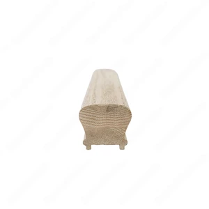 Image 2 of H101 HK 2 3/8*2 1/8 1 1/4 Grooved Handrail Red Oak sold at Floors & Baths Pro's