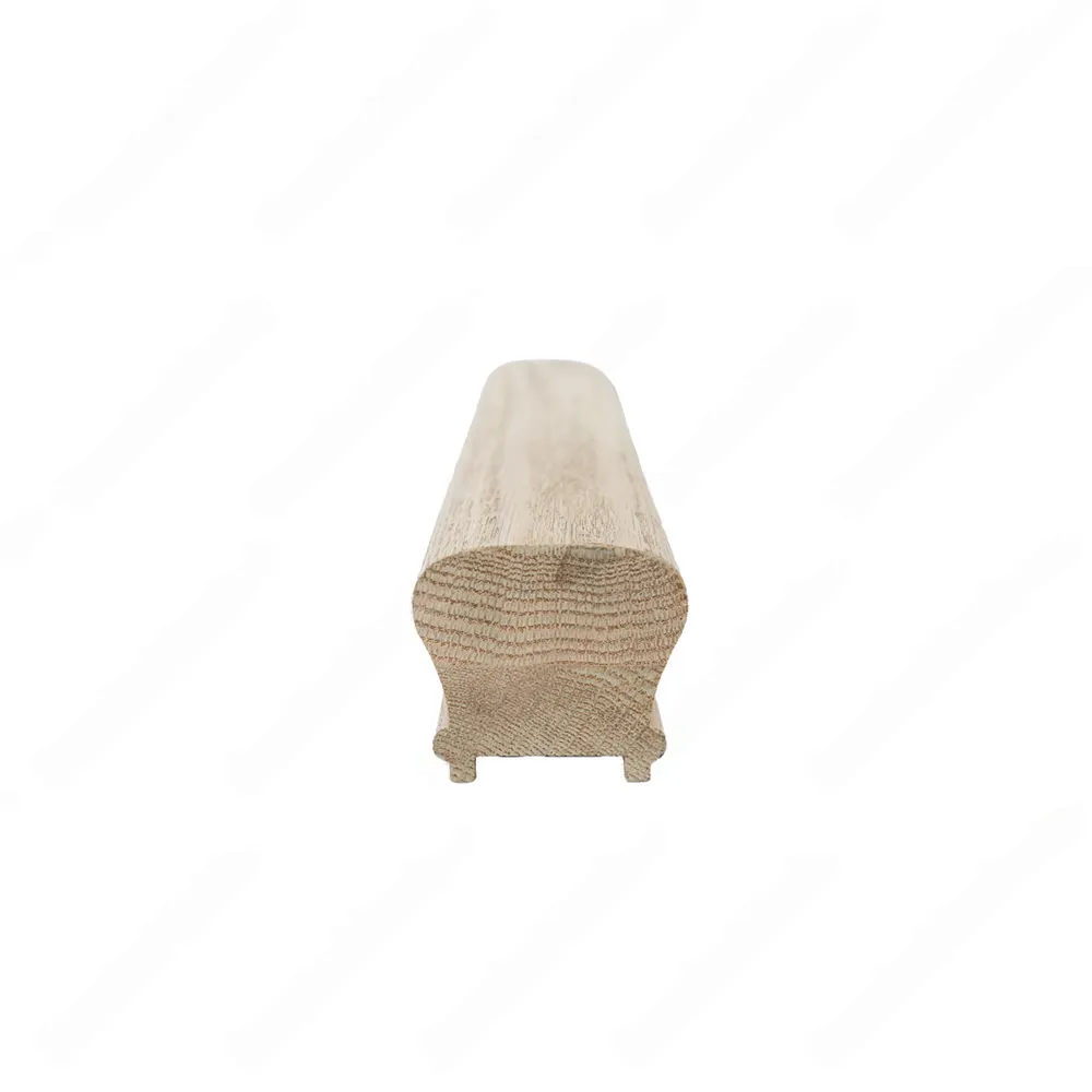 H101 HK 2 3/8*2 1/8 1 1/4 Grooved Handrail Red Oak