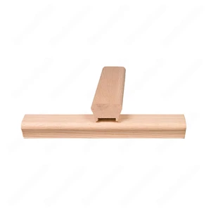 Image 2 of H101 HR 3*1 25/32 1 3/4 Grooved Handrail Red Oak sold at Floors & Baths Pro's
