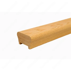 Image 4 of H101 HR 3*1 25/32 1 3/4 Grooved Handrail Red Oak sold at Floors & Baths Pro's