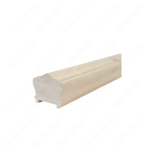  7" Stairs n Railing H201 HA 2 1/2*2 7/8 1 3/4 Grooved Handrail Maple 