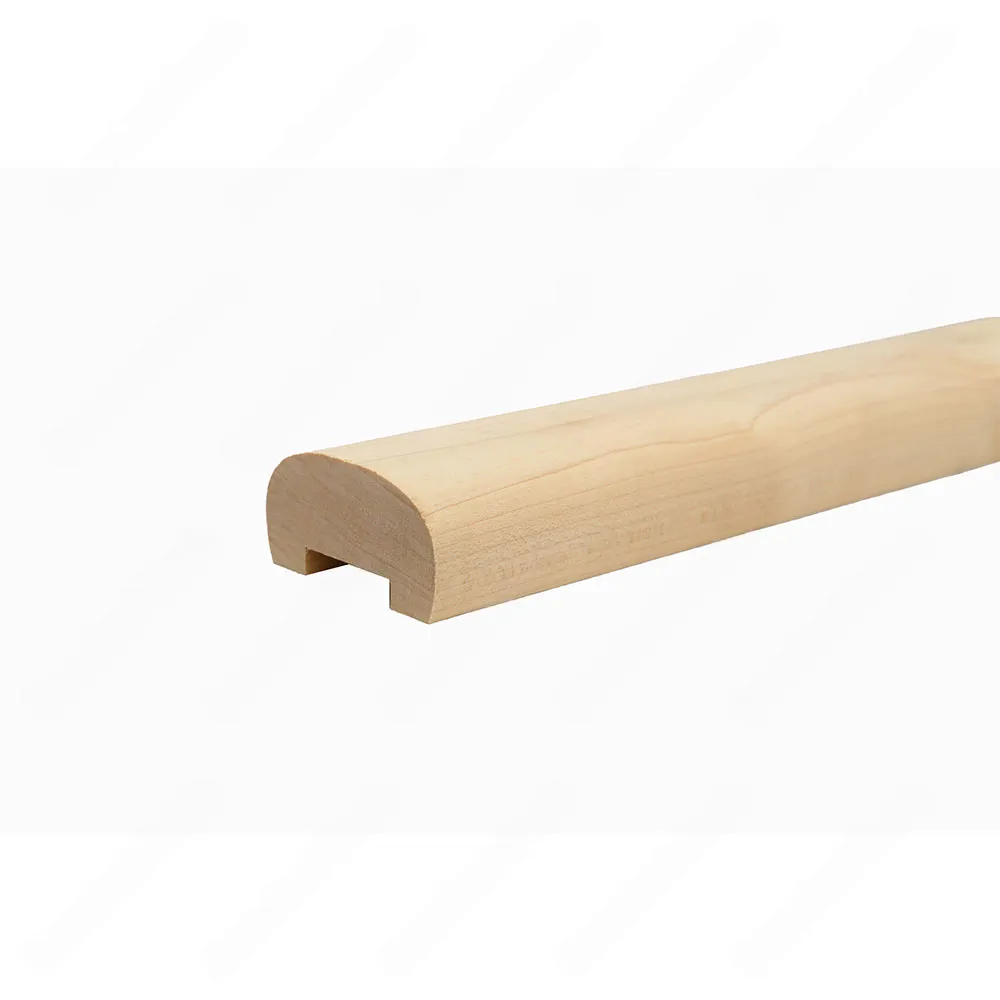 H201 HF 2 5/8*1 5/16 1 1/4 Grooved Handrail Maple