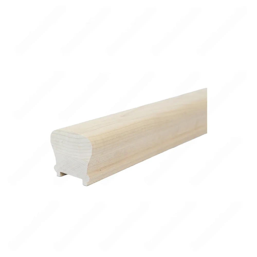 H201 HK 2 3/8*2 1/8 1 1/4 Grooved Handrail Maple