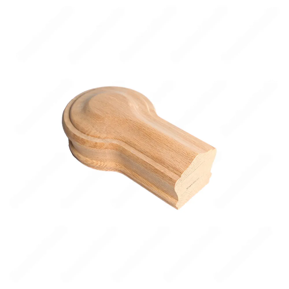 F107 HA-31 Straight Openning Cap Red Oak | Maple Stair Fitting Handrails