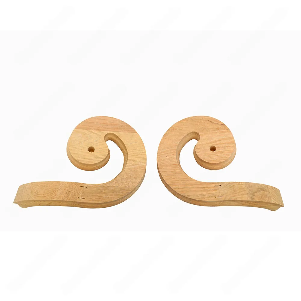 F104 HB-30 Volute Left Turn Red Oak | Maple Stair Fitting Handrails
