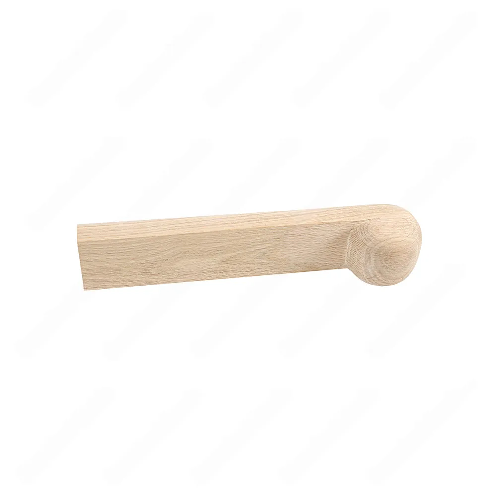 F107 HF-31 Straight Opening Cap Red Oak | Maple Stair Fitting Handrails