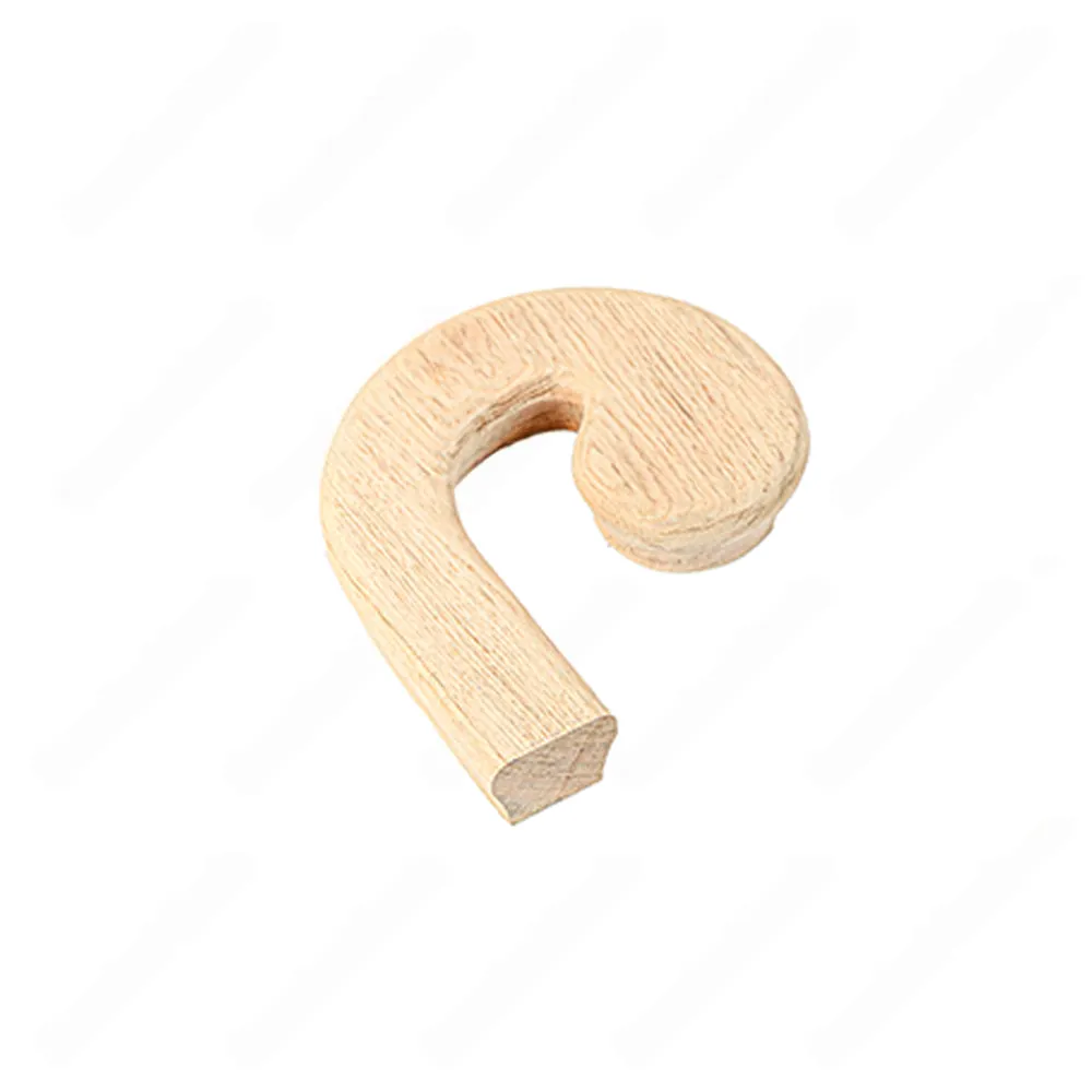 F104 HG-30 Volute Left Turn Red Oak | Maple Stair Fitting Handrails