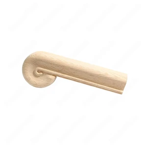  6" Stairs n Railing F107 HK-31 Straight Openning Cap Red Oak | Maple Stair Fitting Handrails 