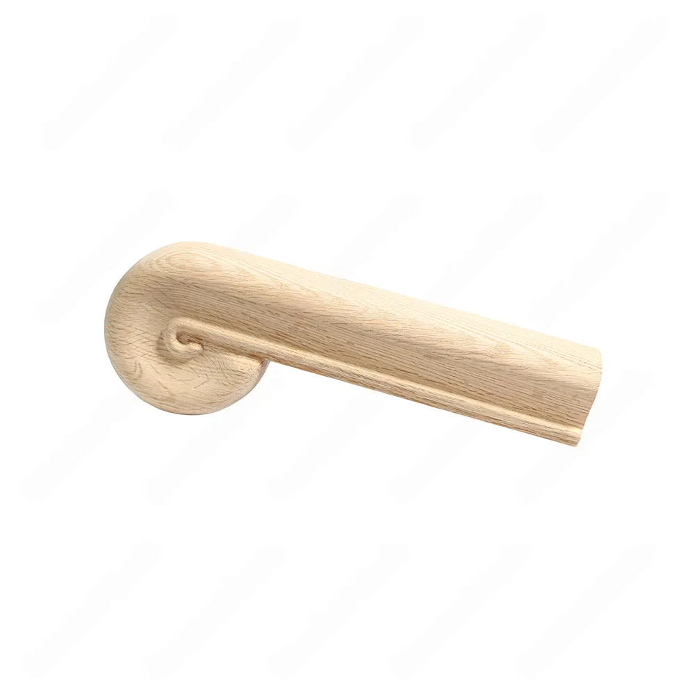 F107 HK-31 Straight Openning Cap Red Oak | Maple Stair Fitting Handrails