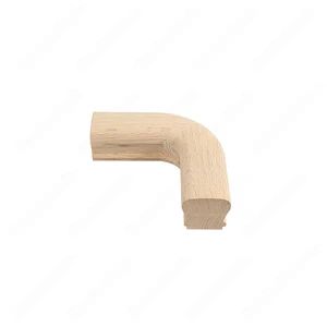  F101 HK-11 90 Degree Red Oak | Maple Stair Fitting Handrails 