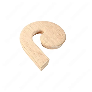  F104 HR-30 Volute Left Turn Red Oak | Maple Stair Fitting Handrails 