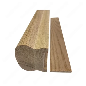Image 4 of F109 Stair Fitting Spacer 1 1/4 Red Oak | Maple Stair Fitting 8ft Handrails sold at Floors & Baths Pro's