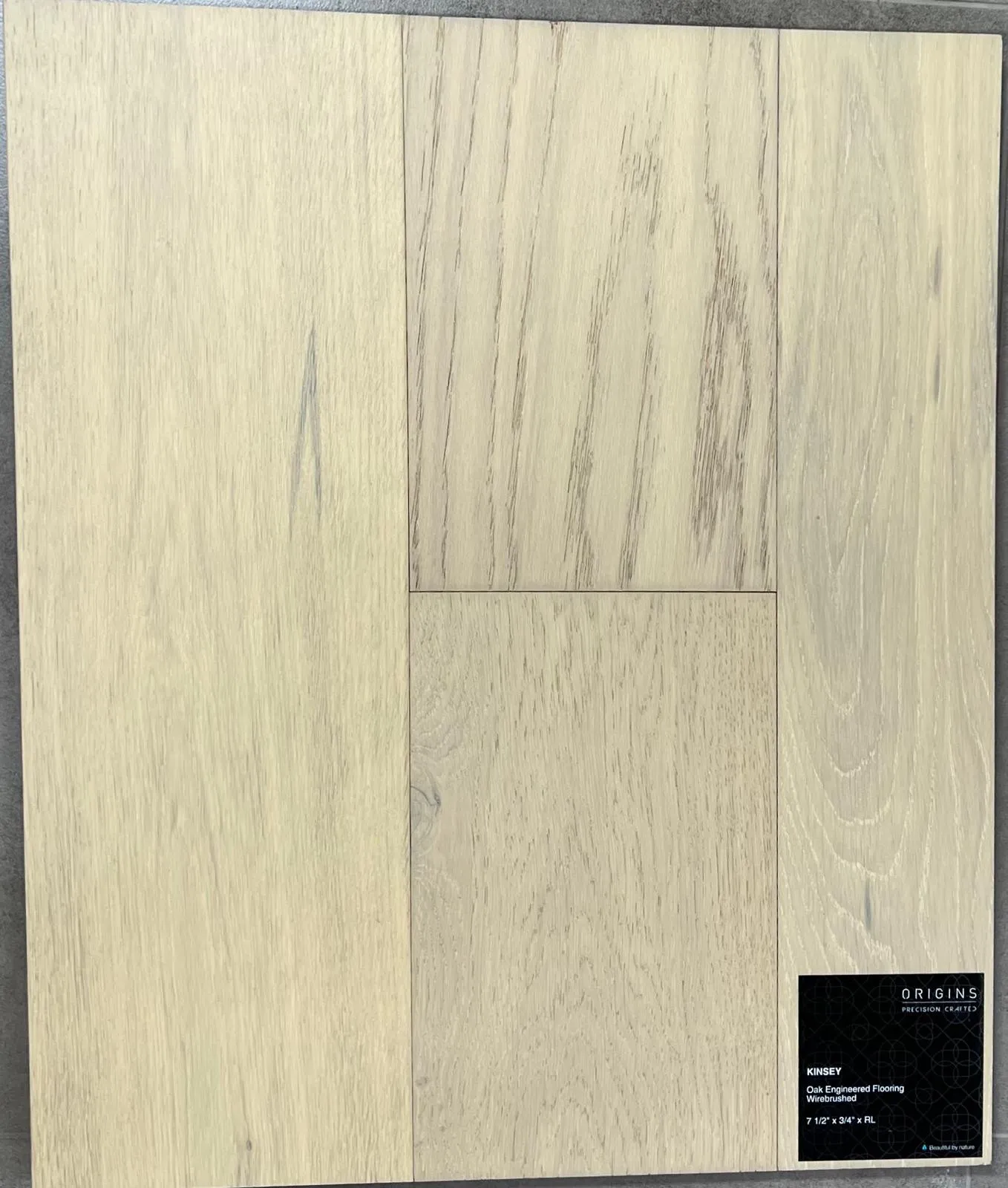 7 1/2" x 3/4" Premium Oak-Kinsey Engineered Flooring