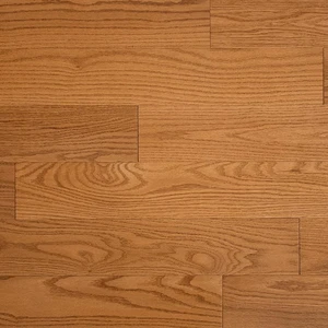  Wire Brushed, 14" Amaretto Solid Hardwood - Contemporary - Grandeur Flooring 