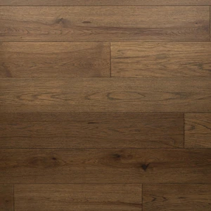 3/4" 6-1/2" x 3/4" Mane Brushed, Hand Scraped Hickory Engineered Flooring - Grandeur