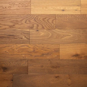  6" 6" x 3/4" Cocoa Beach Smoked, Brushed White Oak Engineered Flooring - Grandeur 