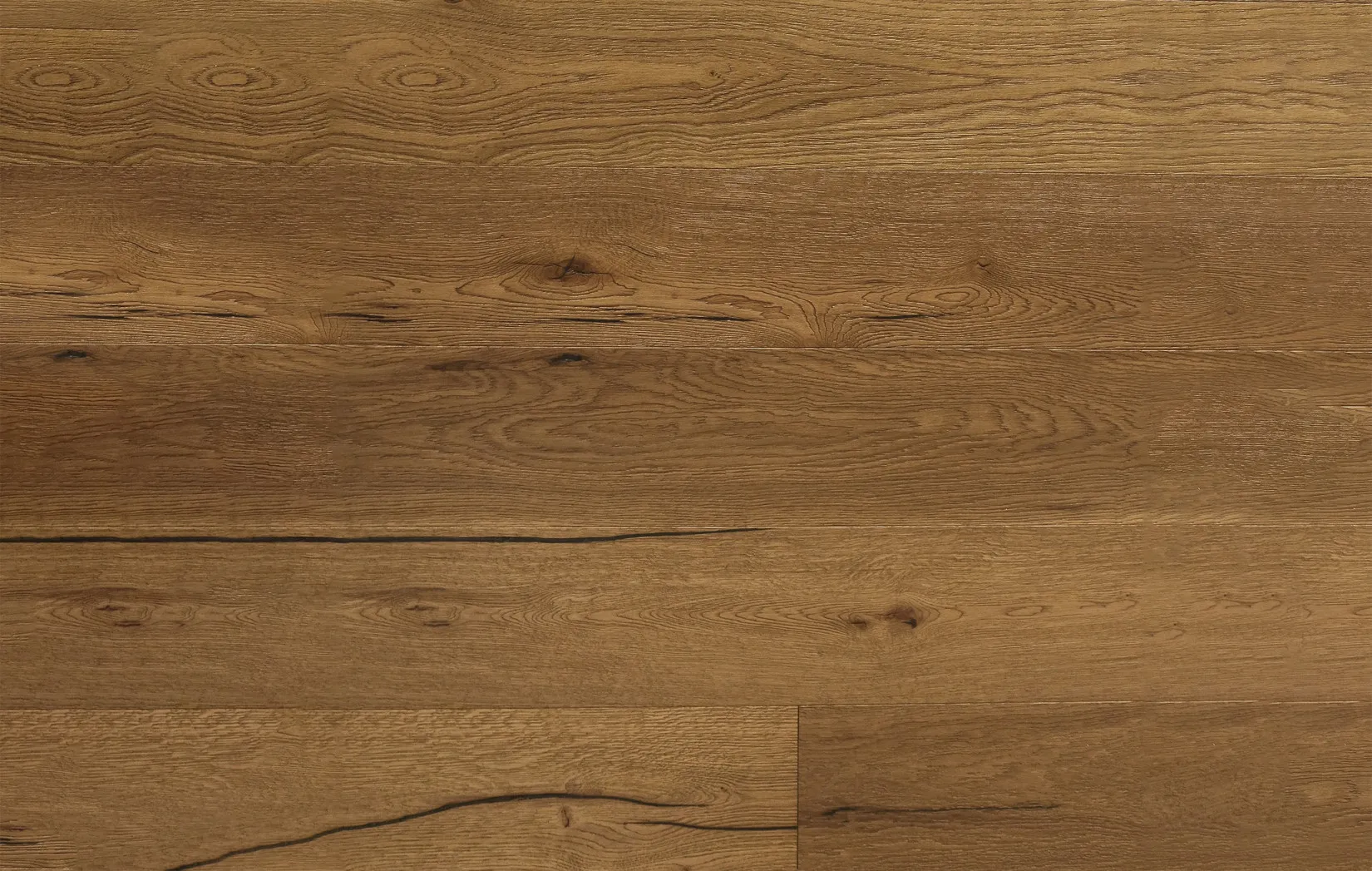 7-1/2" x 3/4" Champs Elysees Deep-Brushed White Oak Engineered Flooring - Grandeur
