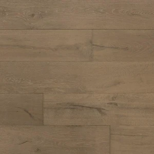 7-1/2" x 3/4" Riverstone Smoked, Brushed White Oak Engineered Flooring - Grandeur | Floors & Baths Pro's