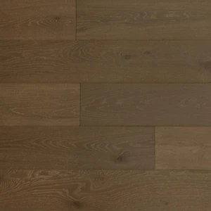 7-1/2" x 3/4" Levee Smoked, Brushed White Oak Engineered Flooring - Grandeur | Floors & Baths Pro's