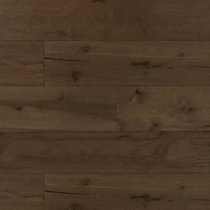  7-1/2" 7-1/2" x 3/4" Alpine Brushed, Hand Scraped Hickory Engineered Flooring - Grandeur 