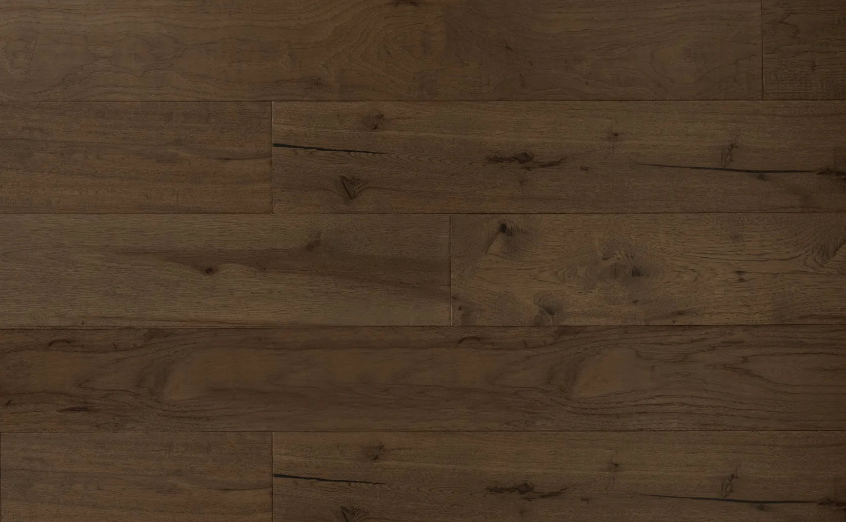 7-1/2" x 3/4" Alpine Brushed, Hand Scraped Hickory Engineered Flooring - Grandeur