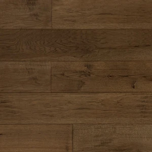 7-1/2" x 3/4" Crown Brushed, Hand Scraped Hickory Engineered Flooring - Grandeur | Floors & Baths Pro's