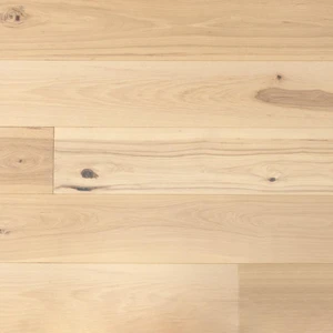  7-1/2" 7-1/2" x 3/4" Icefall Brushed, Hand Scraped Hickory Engineered Flooring - Grandeur 