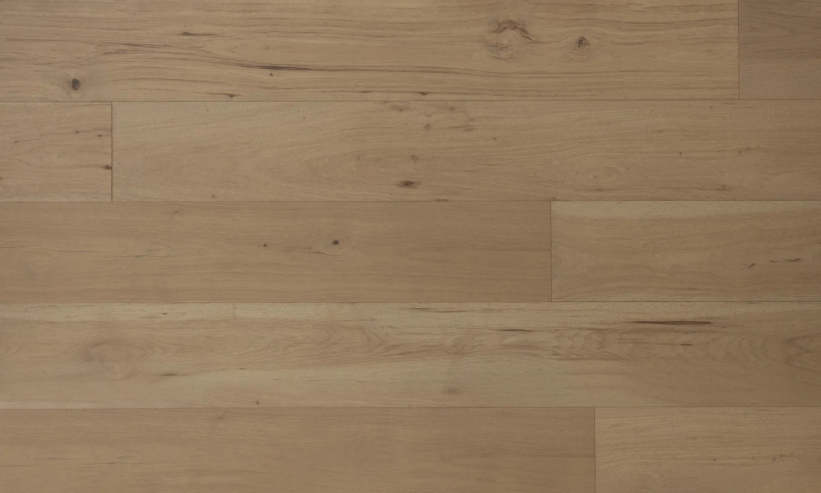 7-1/2" x 3/4" Summit Brushed, Hand Scraped Hickory Engineered Flooring - Grandeur
