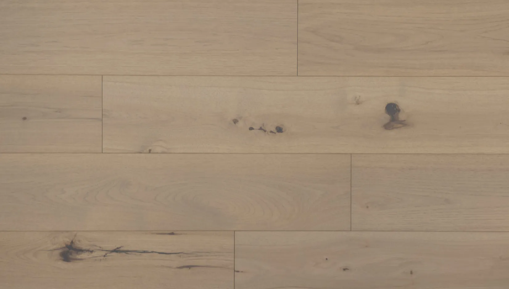 7-1/2" x 3/4" Canyon Brushed, Hand Scraped Hickory Engineered Flooring - Grandeur