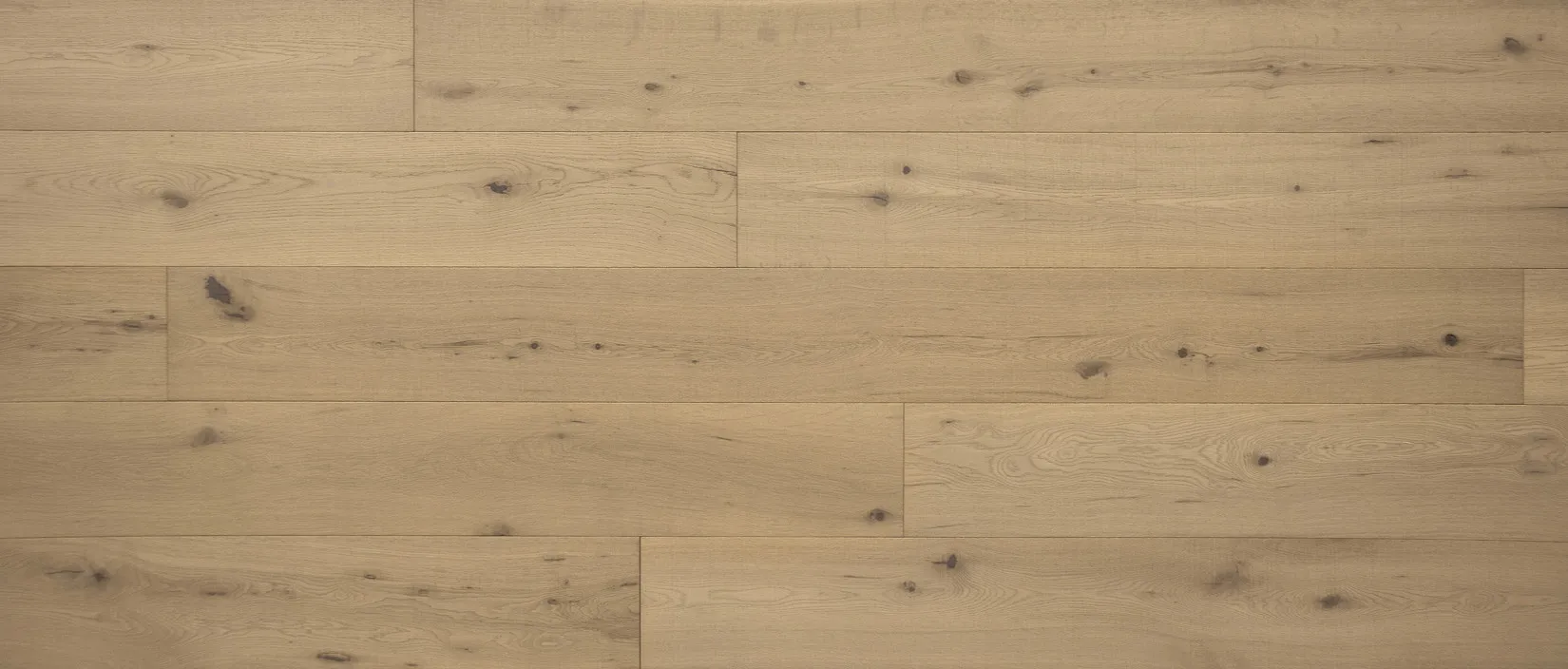 7-1/2" x 3/4" Stratus Smoked, Saw Marked White Oak Engineered Flooring - Grandeur