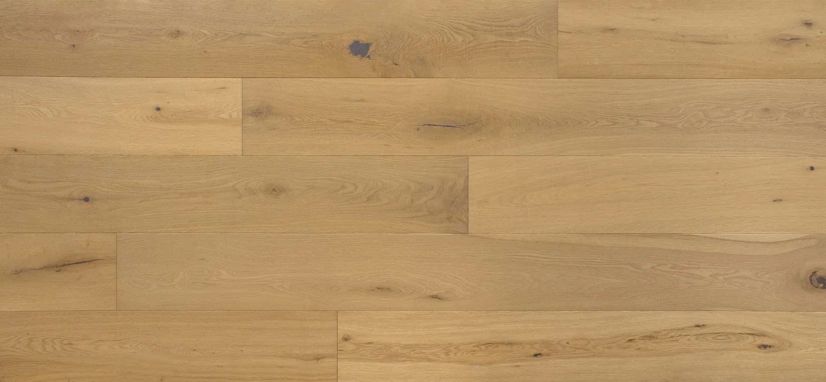 7-1/2" x 3/4" Petrichor Smoked, Saw Marked White Oak Engineered Flooring - Grandeur