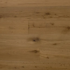  7-1/2" x 3/4" Lagom Smoked, Brushed White Oak Engineered Flooring - Grandeur 