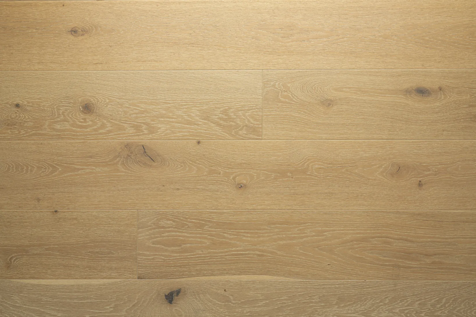 7-1/2" x 3/4" Provence Smoked, Brushed White Oak Engineered Flooring - Grandeur