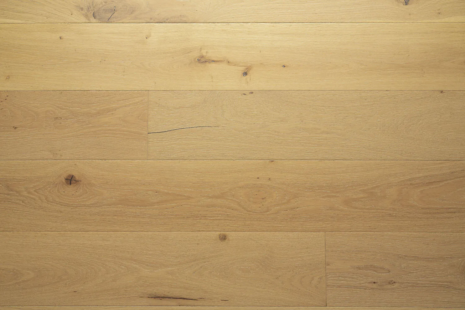 7-1/2" x 3/4" Versailles Smoked, Brushed White Oak Engineered Flooring - Grandeur