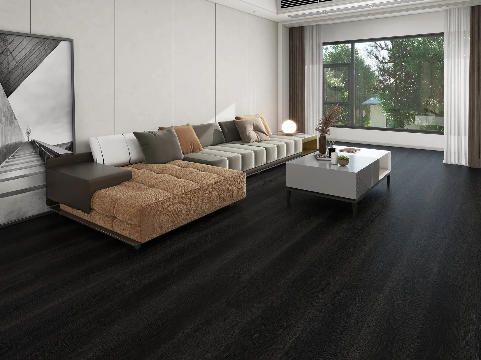 Grandeur Supreme X Ebony Eclipse 10mm Click Lock Vinyl Flooring