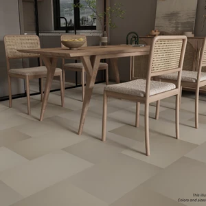 Image 4 of Grandeur Essential Flagstone 24"x24"x3.0mm Glue Down Vinyl Flooring sold at Floors & Baths Pro's