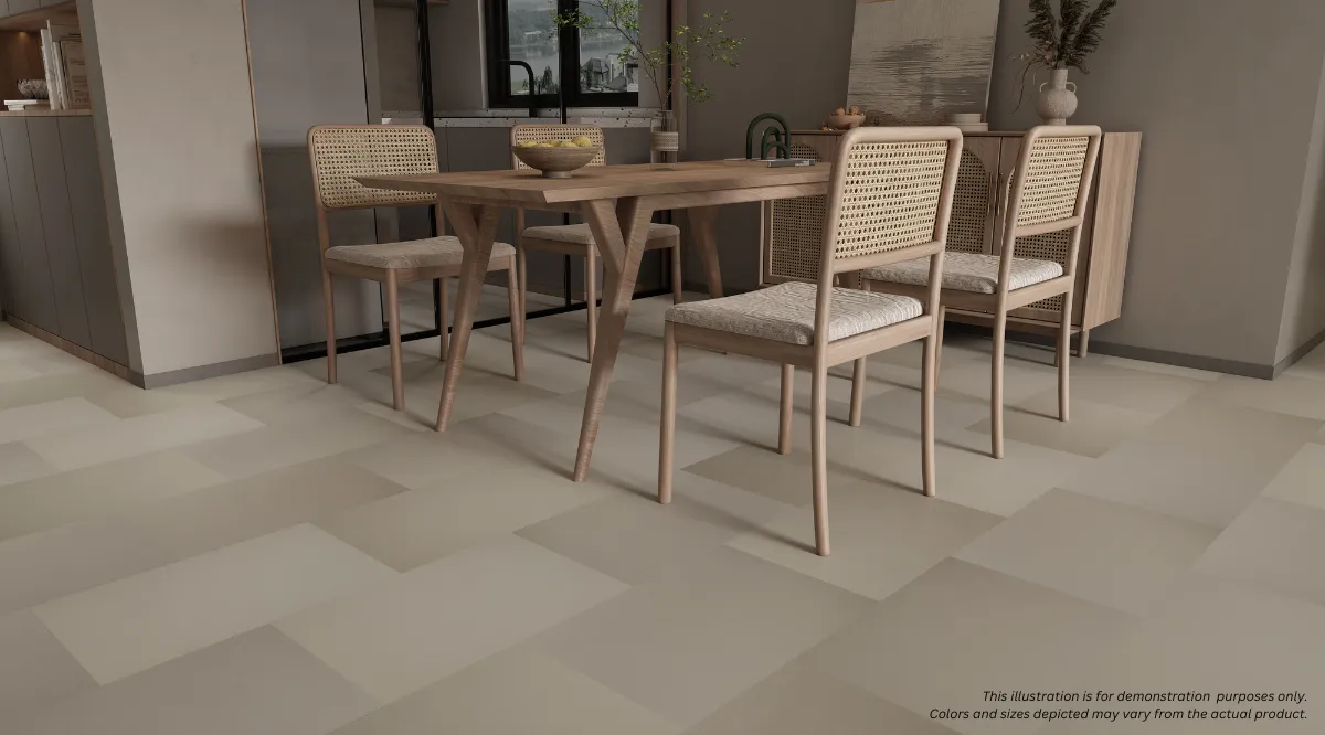 Grandeur Essential Flagstone 24"x24"x3.0mm Glue Down Vinyl Flooring